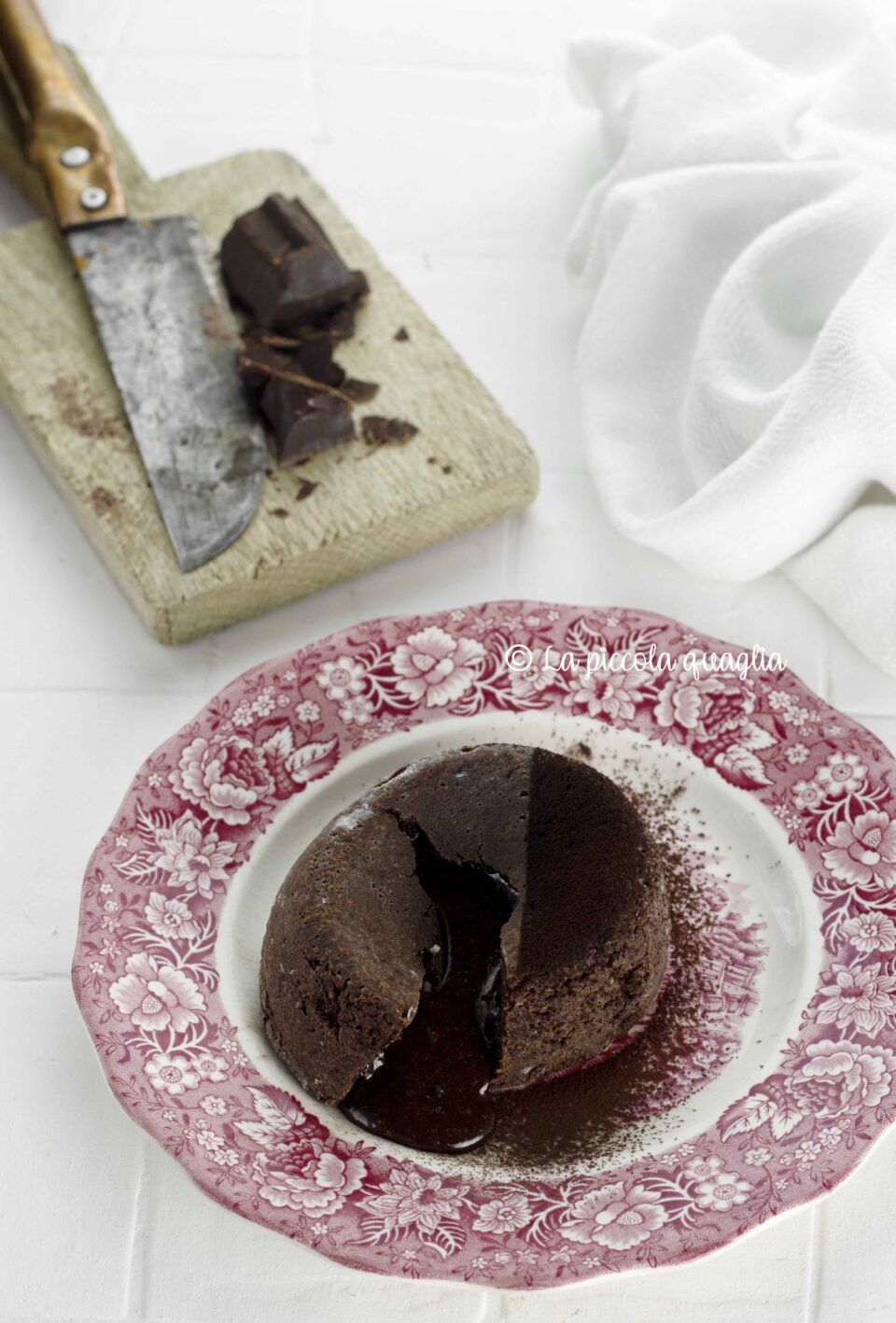 tortino al cuore caldo, chocolate lava cake